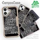 【Compos-Case】バス釣り　テキストデザイン