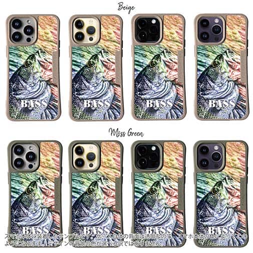 【Compos-Case】ブラックバス　ハンドランディング　カラフル