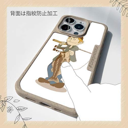【Compos-Case】釣りボーイ　イラスト