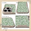 【Compos-Case】釣具のシームレスパターン　グリーン