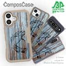 【Compos-Case】木に書かれたトラウトのイラスト