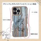 【Compos-Case】木に書かれたトラウトのイラスト