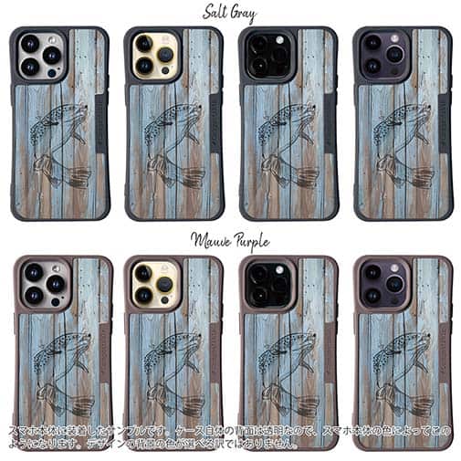 【Compos-Case】木に書かれたトラウトのイラスト