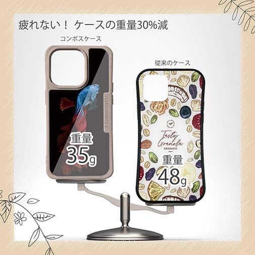 【Compos-Case】トラディショナル・ベタ　ブルー　縦