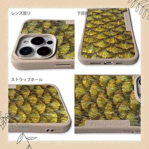 【Compos-Case】ゴールデンテンチの鱗