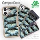 【Compos-Case】ウロコ　ブルーパール