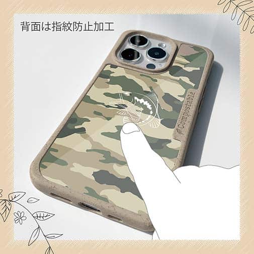 【Compos-Case】迷彩&ブラックバスのイラスト　パート2