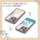 【Compos-Case】ブラックバスのイラスト　木目調