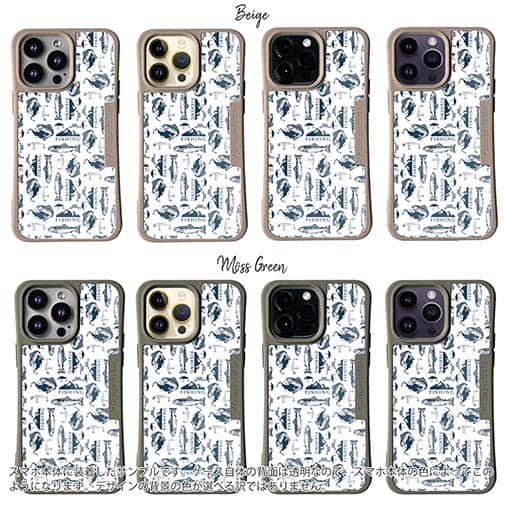 【Compos-Case】トラウトのシームレスパターン