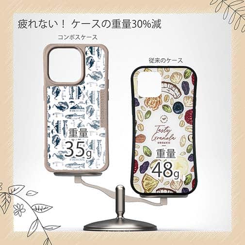 【Compos-Case】トラウトのシームレスパターン