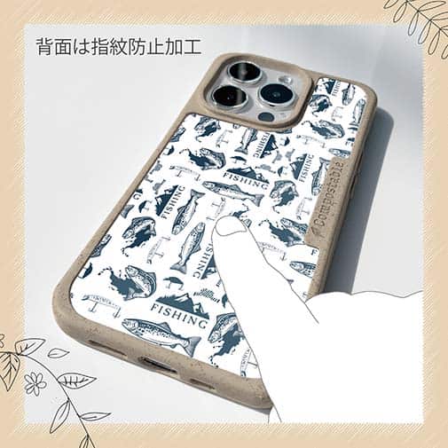 【Compos-Case】トラウトのシームレスパターン