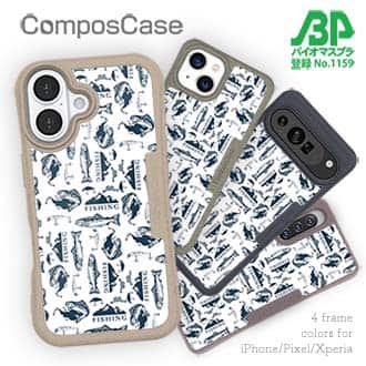 【Compos-Case】トラウトのシームレスパターン