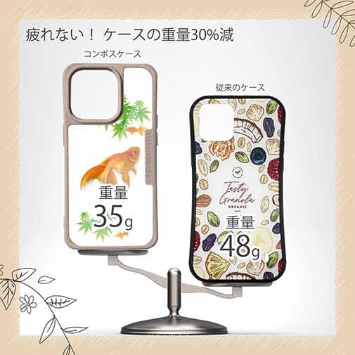 【Compos-Case】金魚の可愛いイラスト