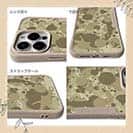 【Compos-Case】墨跡　迷彩大柄　ベージュカラー