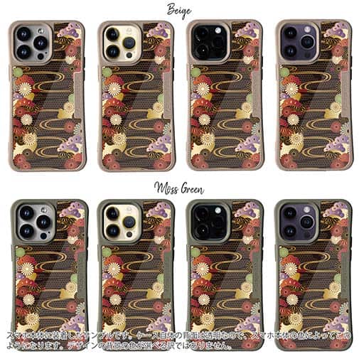 【Compos-Case】着物柄　金屏風