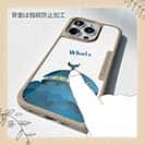 【Compos-Case】コミカルなクジラのイラスト