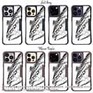 【Compos-Case】鰤(ブリ)　墨絵風　白