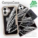 【Compos-Case】鰤(ブリ)　墨絵風　黒