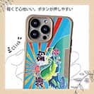 【Compos-Case】赤ワイン　大漁旗スマホケース　シイラ