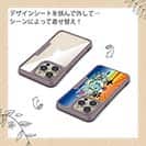 【Compos-Case】赤ワイン　大漁旗スマホケース　ワカサギ