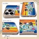 【Compos-Case】赤ワイン　大漁旗スマホケース　ワカサギ