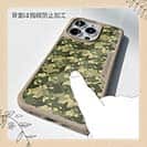 【Compos-Case】サメ(SHARK)　迷彩柄　ブラウンカラー