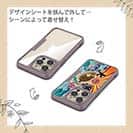【Compos-Case】赤ワイン　大漁旗スマホケース　カワハギ