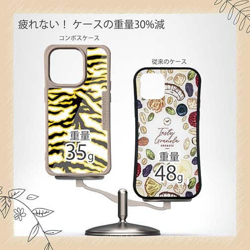 【Compos-Case】アニマル柄(タイガー)