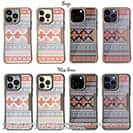 【Compos-Case】ノルディック柄 ブルー&レッド