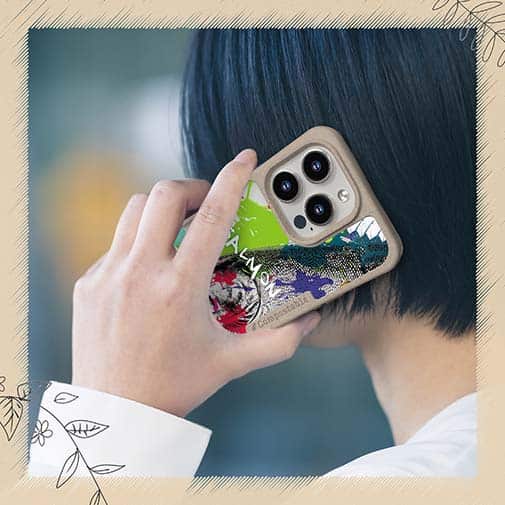 【Compos-Case】サケ(サーモン) ペンキペイント