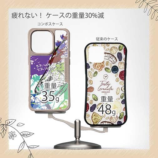 【Compos-Case】ブラウントラウト ペンキペイント