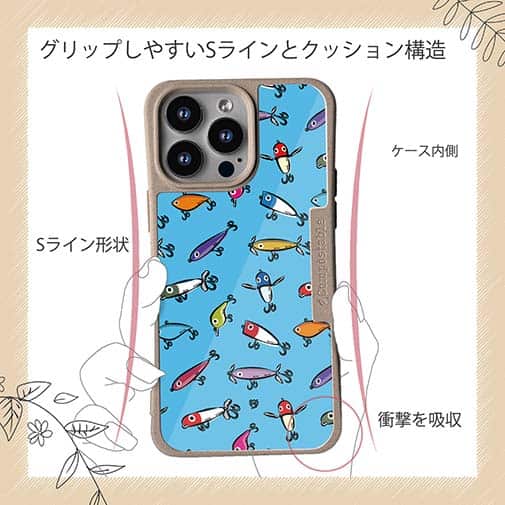 【Compos-Case】【釣りざんまい】ルアーコレクション_カラフルスカイブルー