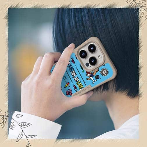 【Compos-Case】【釣りざんまい】釣りに行きませんか?_カラフルスカイブルー