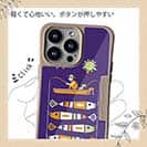 【Compos-Case】【釣りざんまい】愛犬と釣りを楽しむアングラー_カラフルパープル