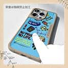 【Compos-Case】【釣りざんまい】釣り好きですがなにか?_カラフルスカイブルー