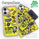 【Compos-Case】【釣りざんまい】釣り好きですがなにか?_カラフルイエロー