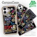 【Compos-Case】【釣りざんまい】釣り好きですがなにか?_カラフルブラック