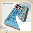 【Compos-Case】【釣りざんまい】釣りが好きなんです_カラフルスカイブルー