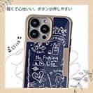 【Compos-Case】【釣りざんまい】釣りが好きなんです_ネイビー