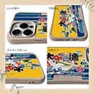 【Compos-Case】赤ワイン　大漁旗スマホケース　マアジ