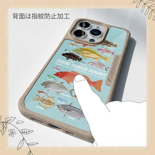 【Compos-Case】FISHING PARADAISE OKINAWA! ブルー