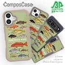 【Compos-Case】FISHING PARADAISE OKINAWA! グリーン