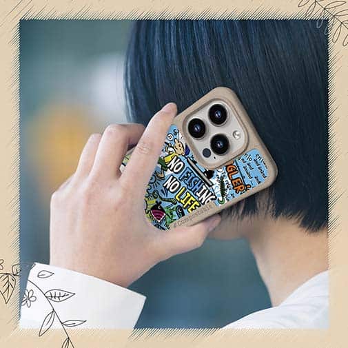 【Compos-Case】【釣りざんまい】爆釣アーティスティック_ブルー