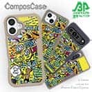 【Compos-Case】【釣りざんまい】爆釣アーティスティック_イエロー