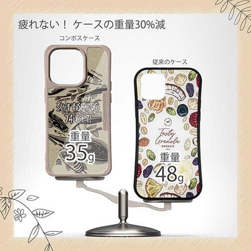 【Compos-Case】【FISH MAN】SURF FISHING TARGET!　ブラウン