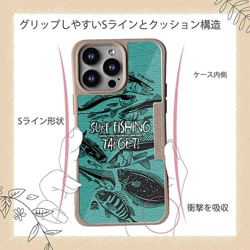 【Compos-Case】【FISH MAN】SURF FISHING TARGET!　グリーン