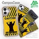 【Compos-Case】【FISH MAN】CAUTION LURE FISHING JUNKIE!