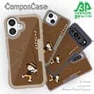 【Compos-Case】【釣りざんまい】ラインブレイクしちゃった少年_ブラウン