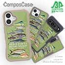 【Compos-Case】【FISH MAN】BIG GAME PARADAISE! グリーン