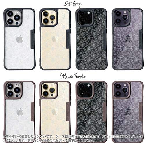 【Compos-Case】花のシームレスパターン ブルー